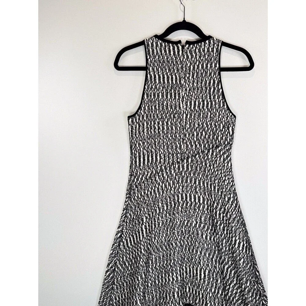 10 Crosby Derek Lam Womens Dress Gray Asymmetric Boucle Silk Mini A Line Size 6 - Picture 9 of 12